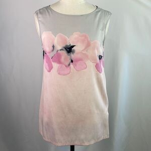 Kangra Green and Pink Floral Tank Top